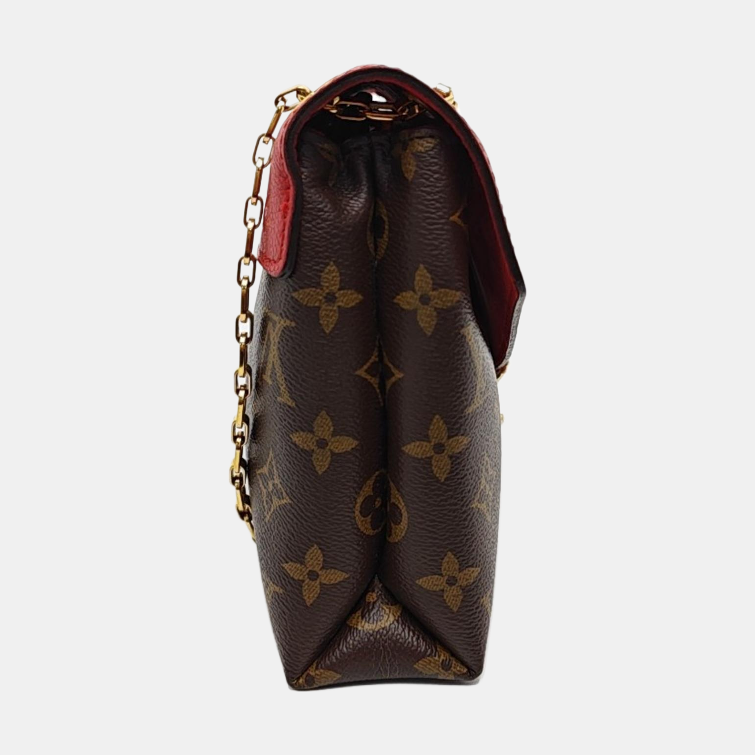 PALLAS Monogram Coated Canvas Brown
