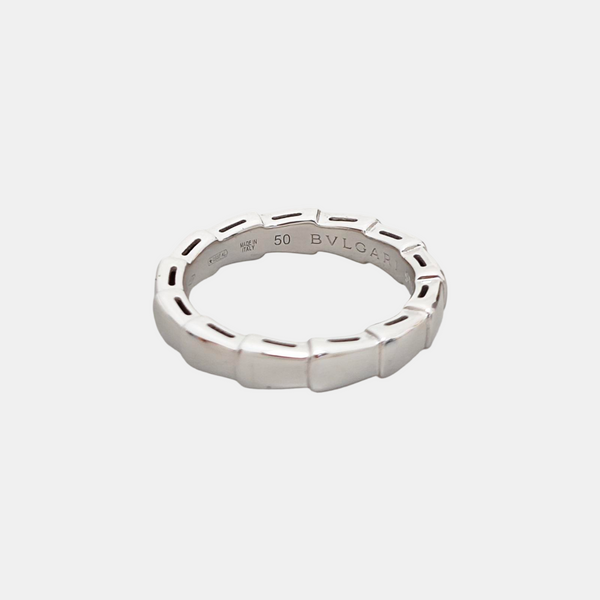 SERPENTI 18k White Gold Silver Ring EU 50