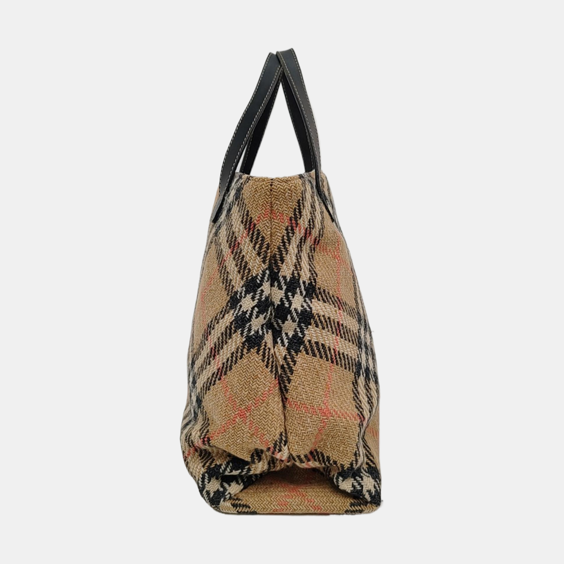 Fabric Top Handle Bag Multicolor