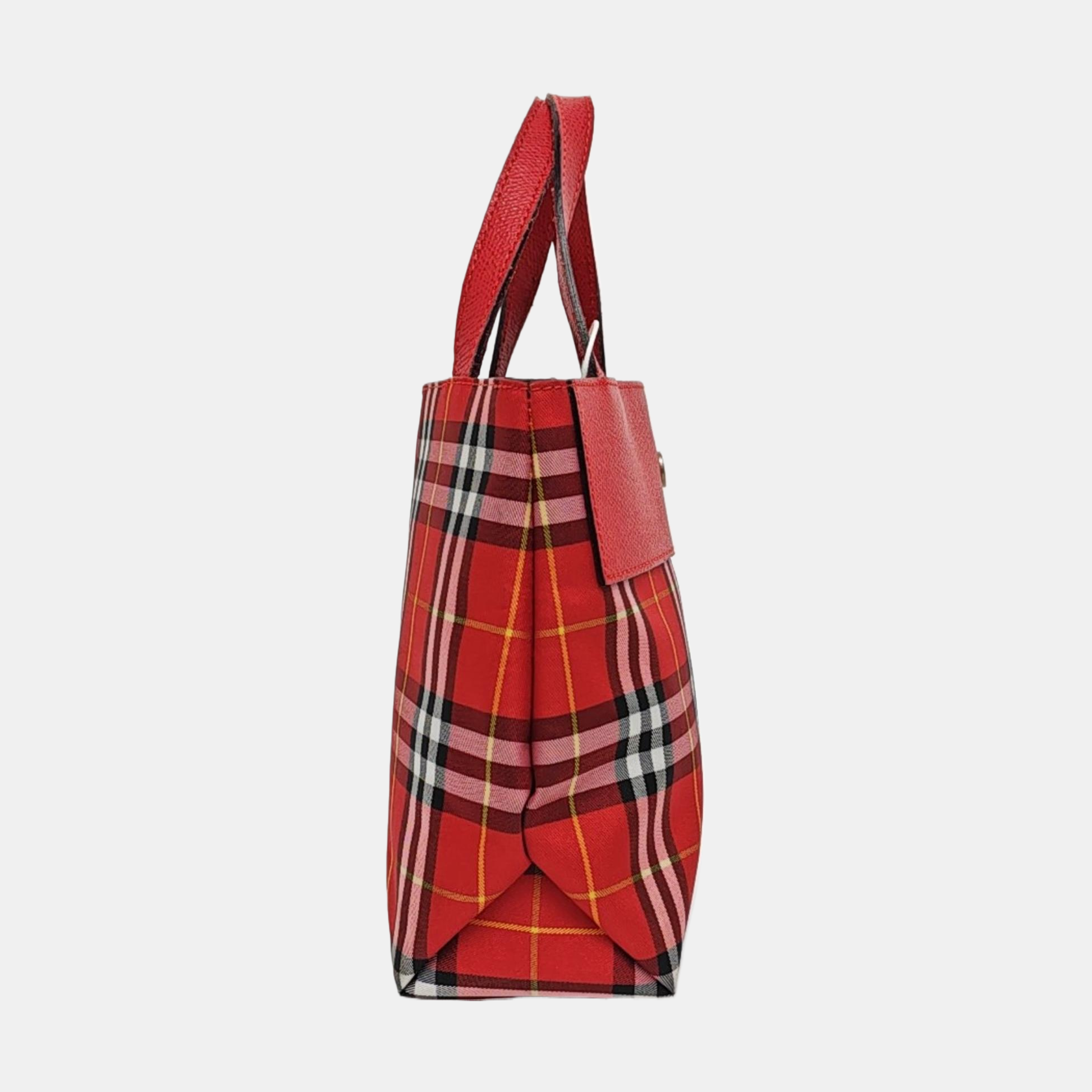 Nylon Tote Bag Red