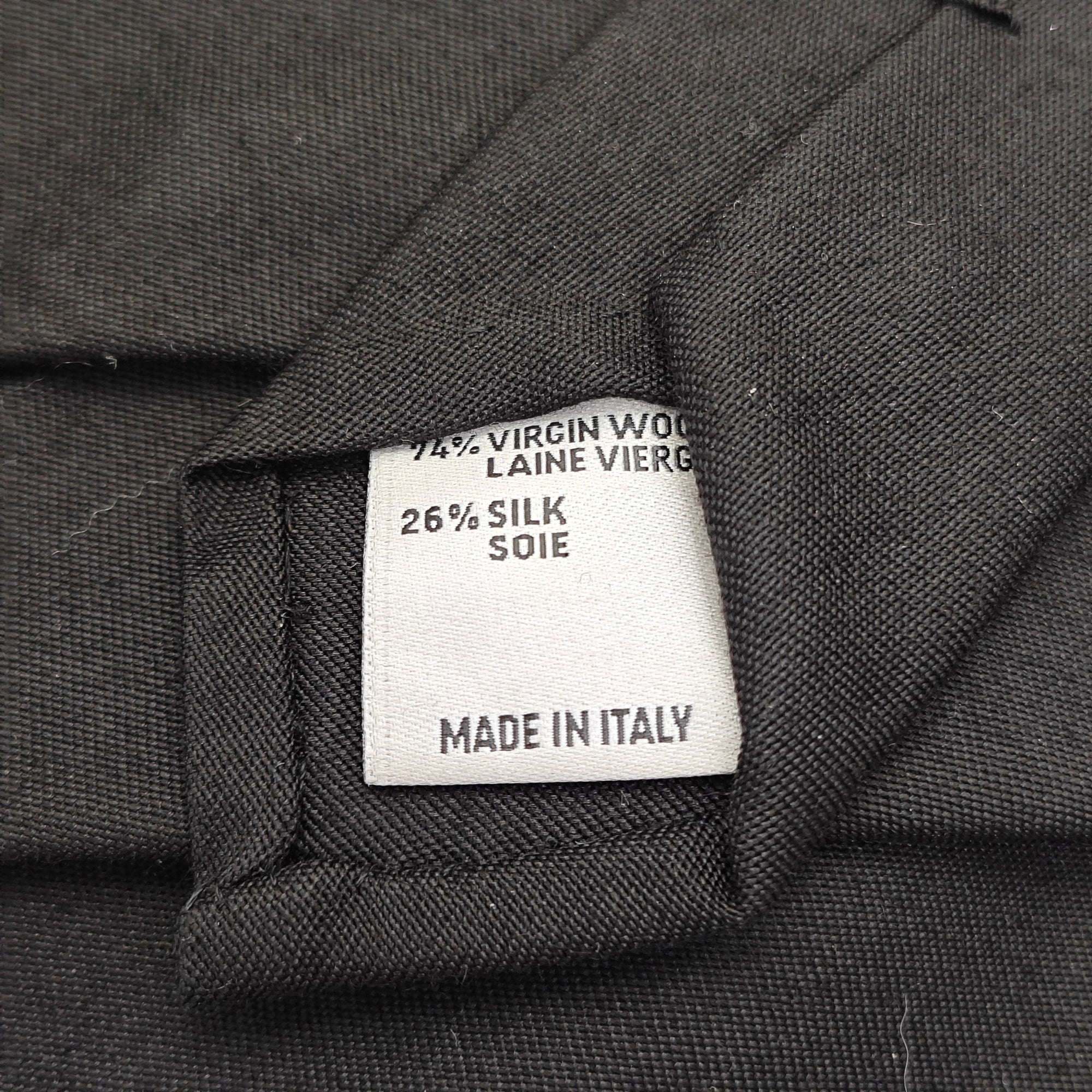 Wool Tie Black