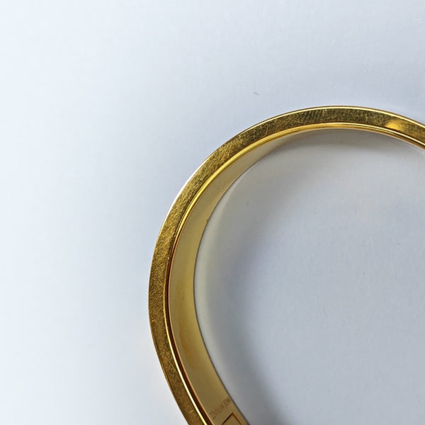 Clic H Metal Gold Bangle