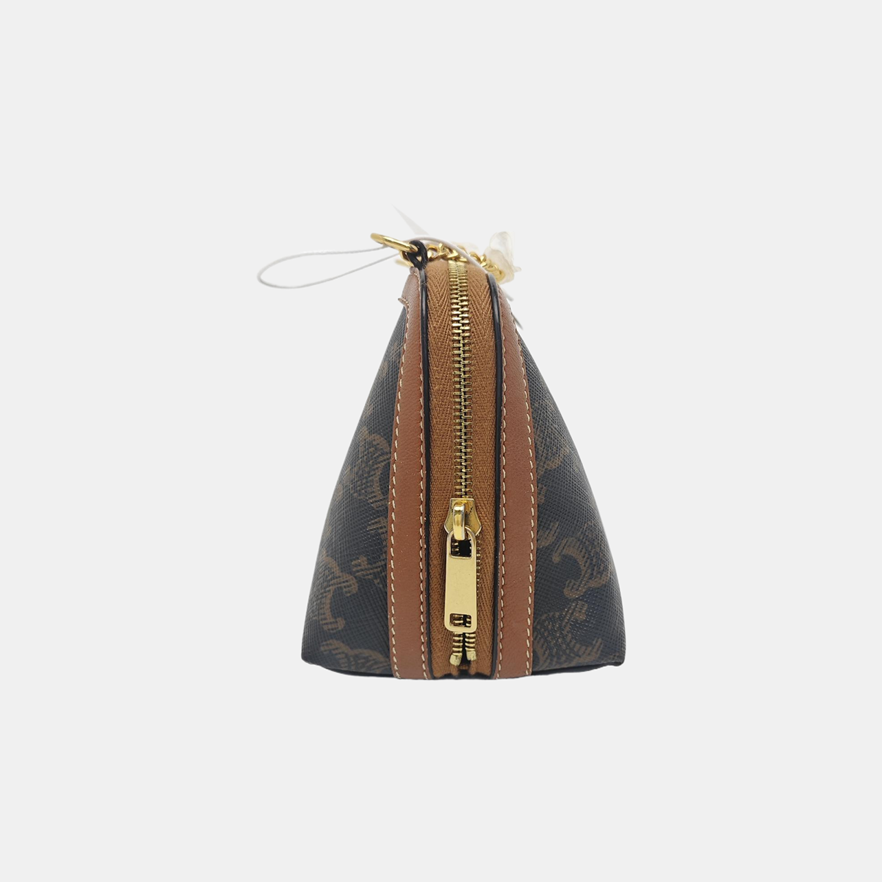 TRIOMPHE CANVAS Mini Coated Canvas Brown