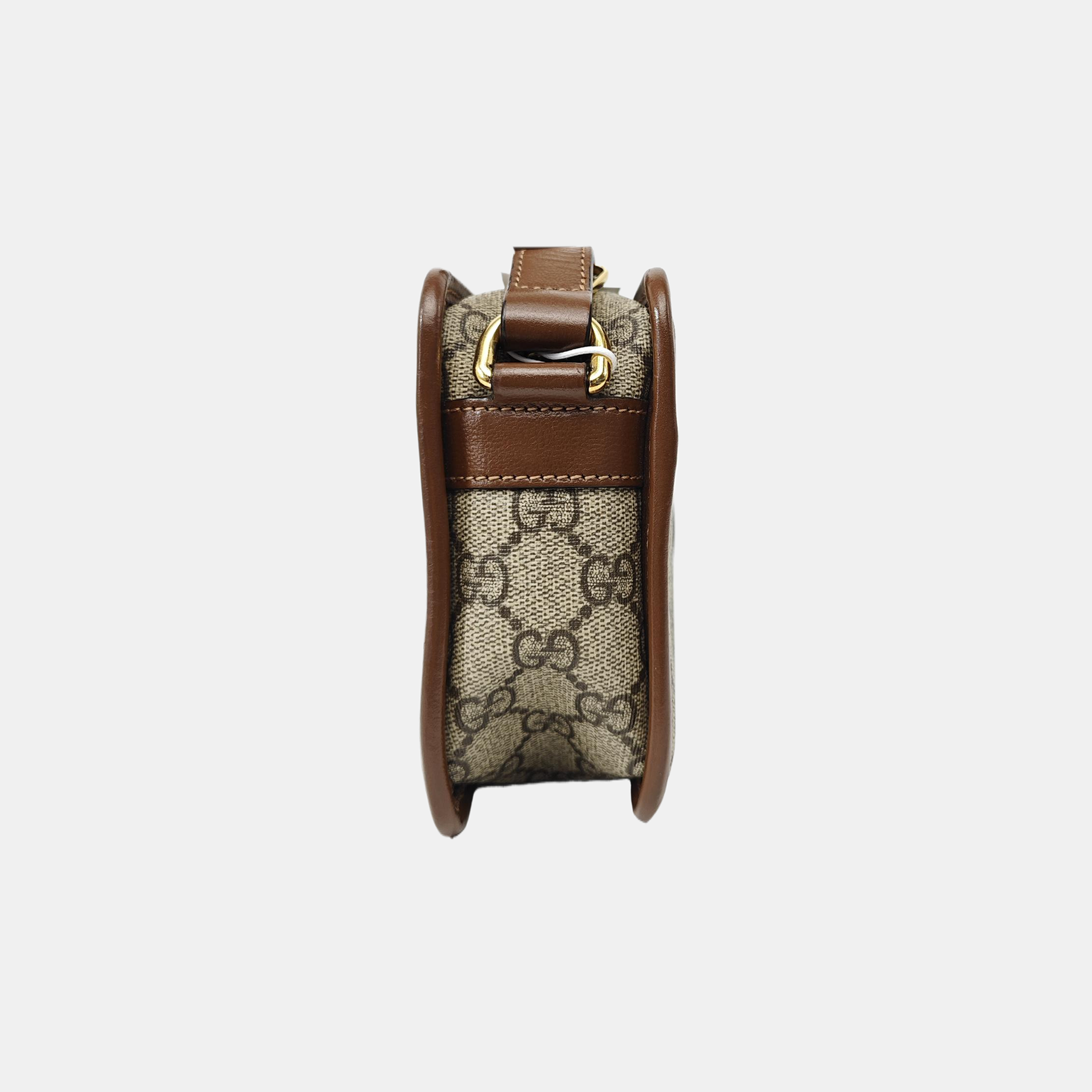 GG Supreme Mini Monogram Coated Canvas Beige