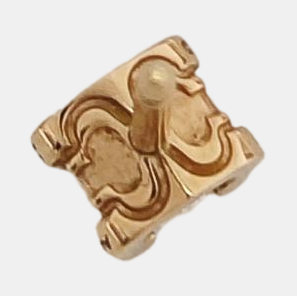 C DE CARTIER 18k Rose Gold Stud Earrings