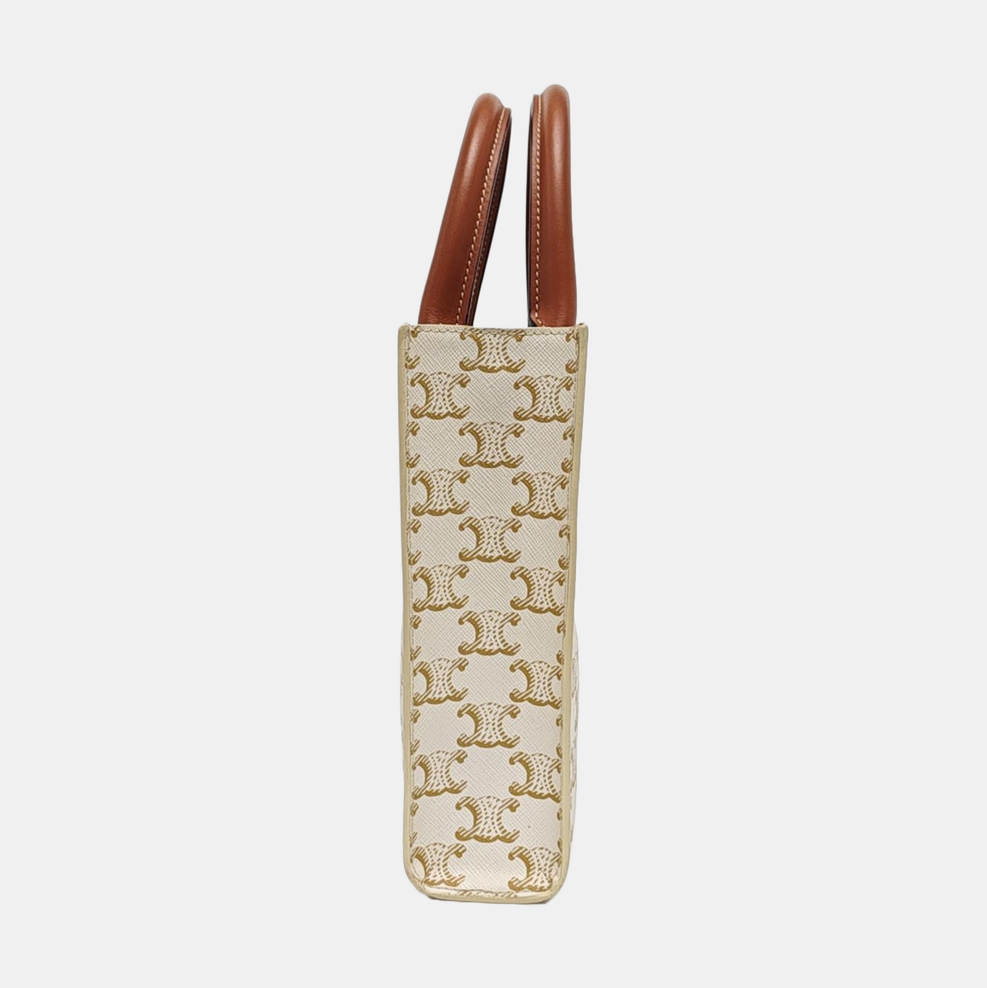 CABAS CELINE Mini Coated Canvas White