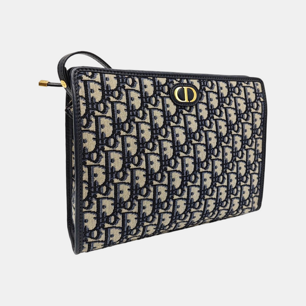 30 Montaigne Oblique Canvas Beige