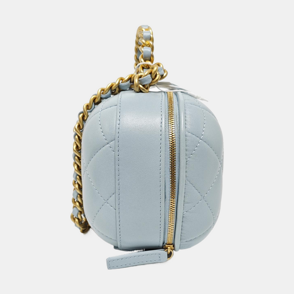 Quilted Lambskin Blue