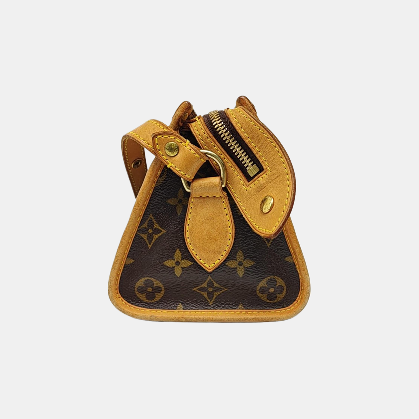 POPINCOURT Monogram Coated Canvas Brown