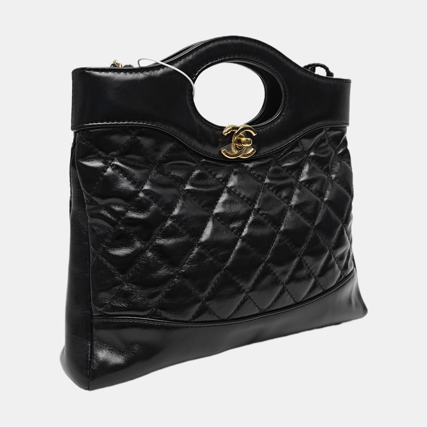 CHANEL 31 Mini Quilted Calfskin Black