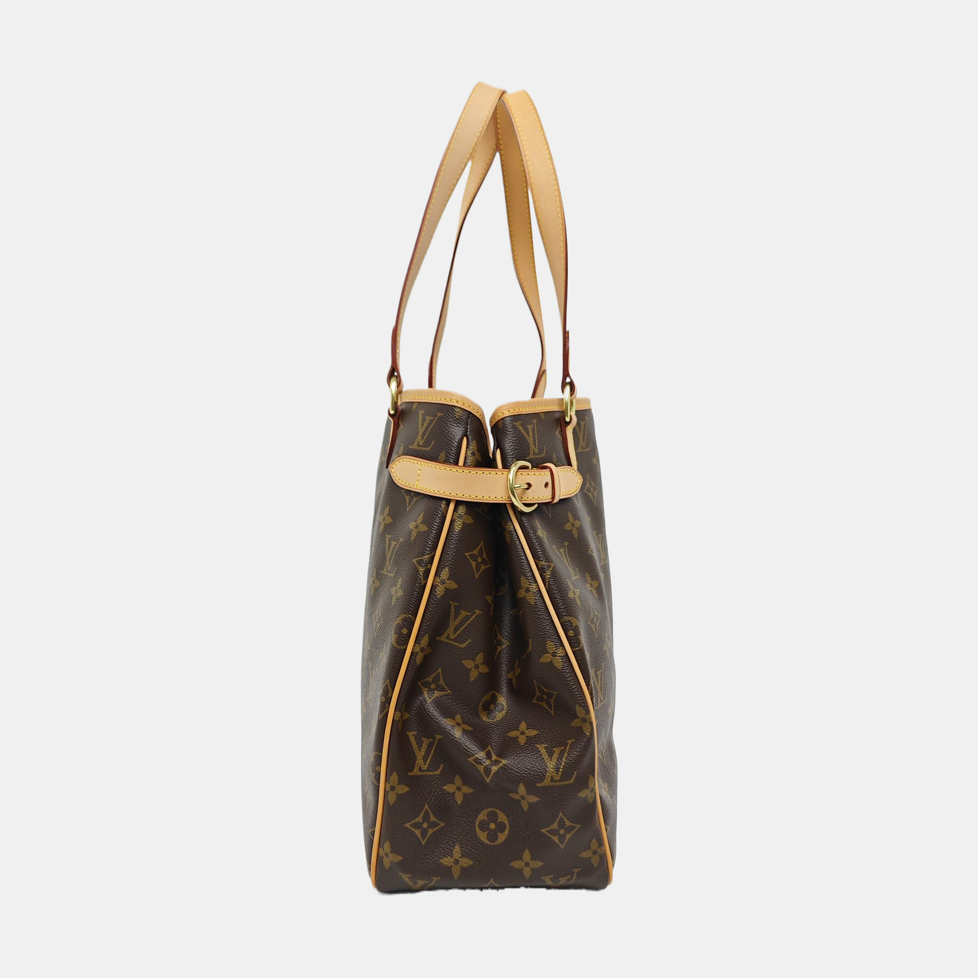 BATIGNOLLES MM Monogram Coated Canvas Brown