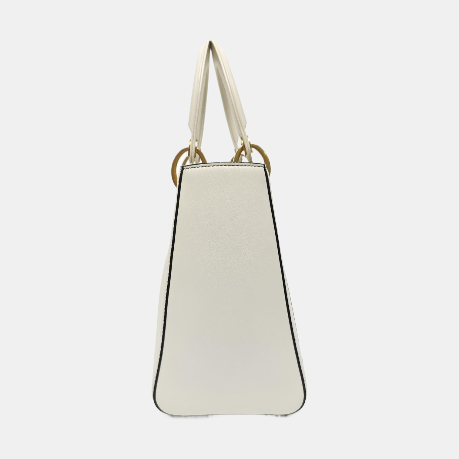 Lady Dior Medium Leather White