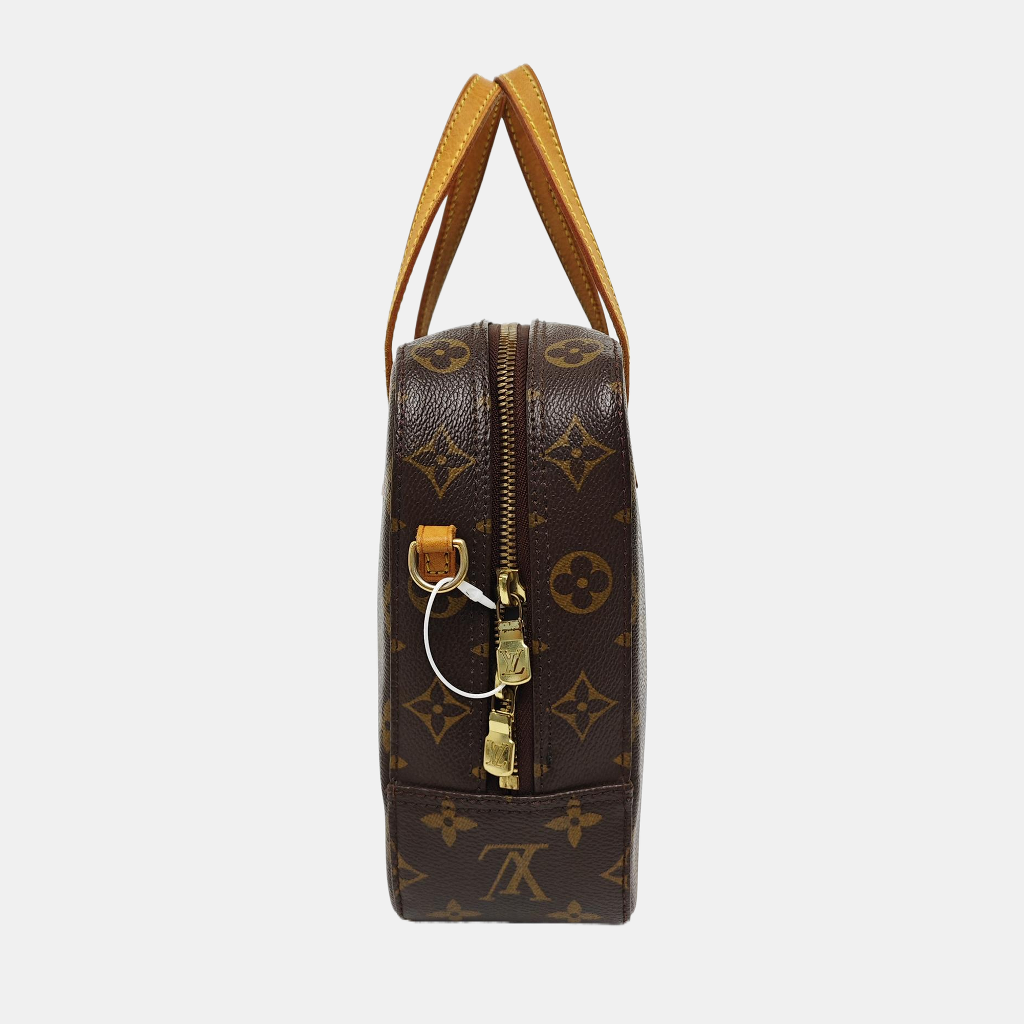 SPONTINI Monogram Coated Canvas Brown