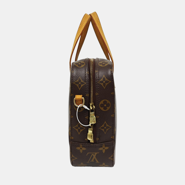 SPONTINI Monogram Coated Canvas Brown