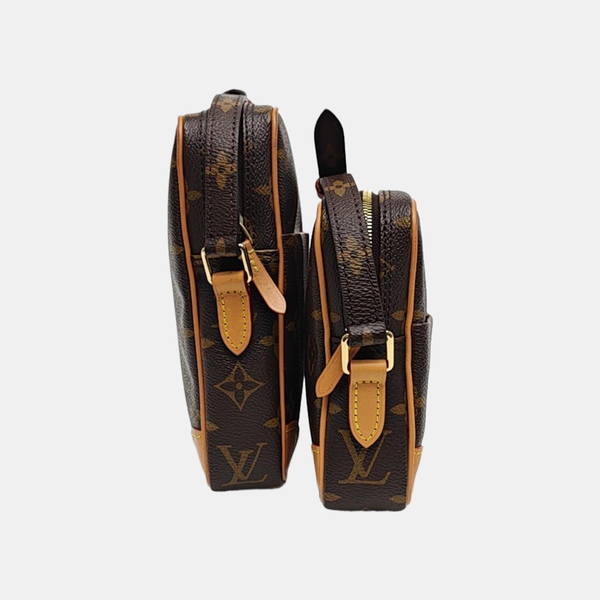PANAME SET Monogram Coated Canvas Brown