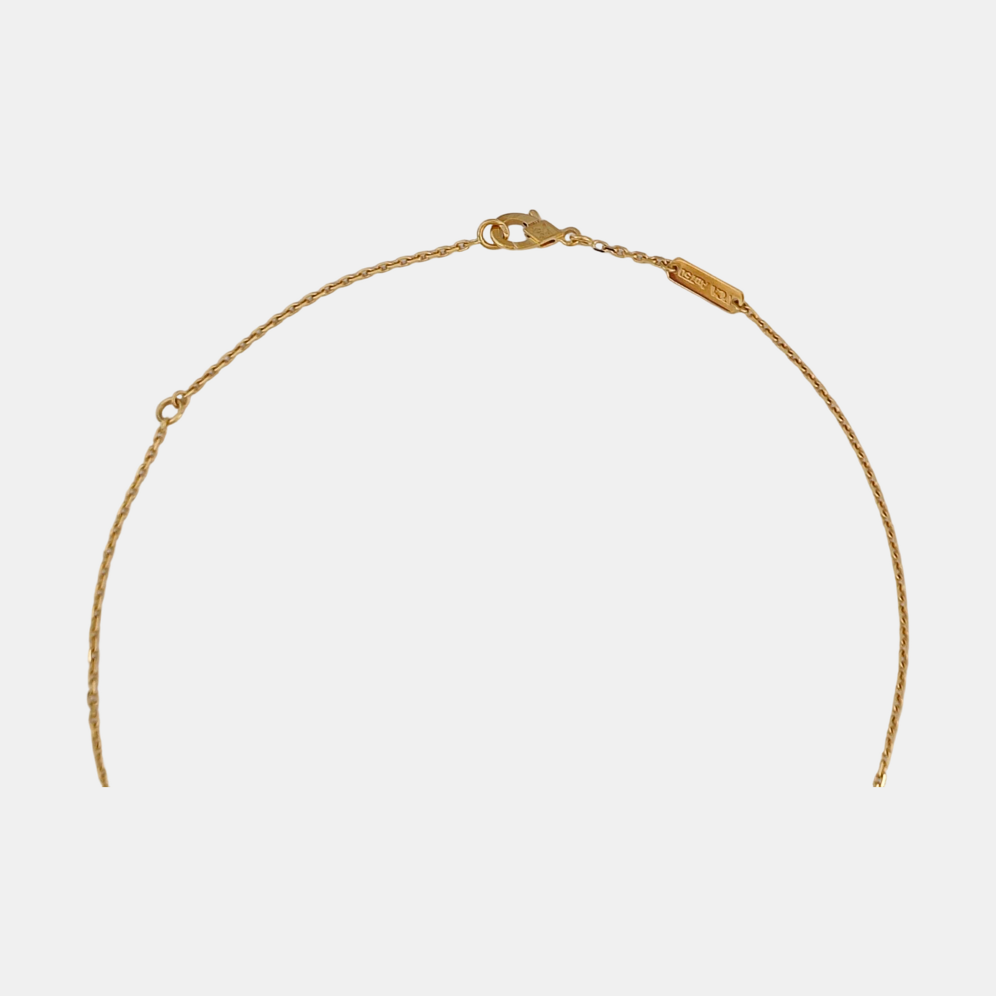 Vintage Alhambra 18k Gold Necklace