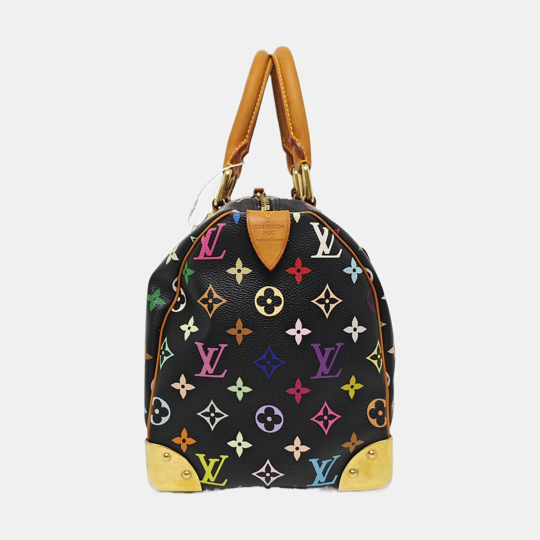 LV × TM SPEEDY 30 Monogram Coated Canvas Black