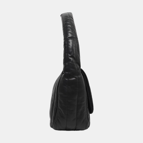 Monaco Small Quilted Calfskin Black