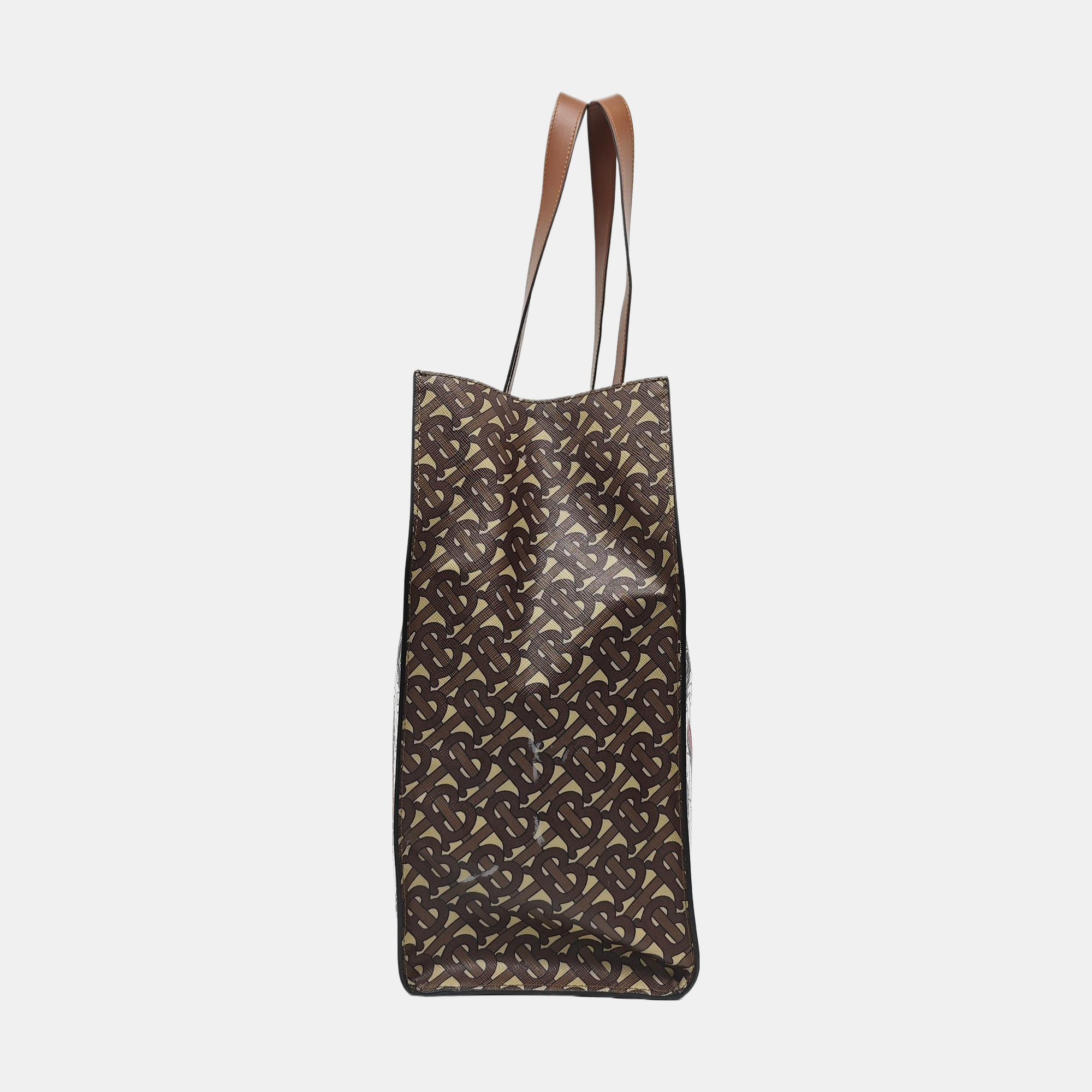 MONOGRAM Large Coated Canvas Brown