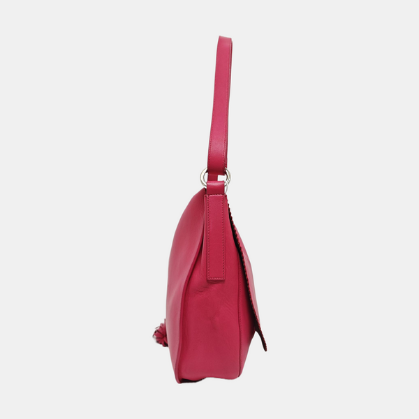 Calfskin Shoulder Bag Red