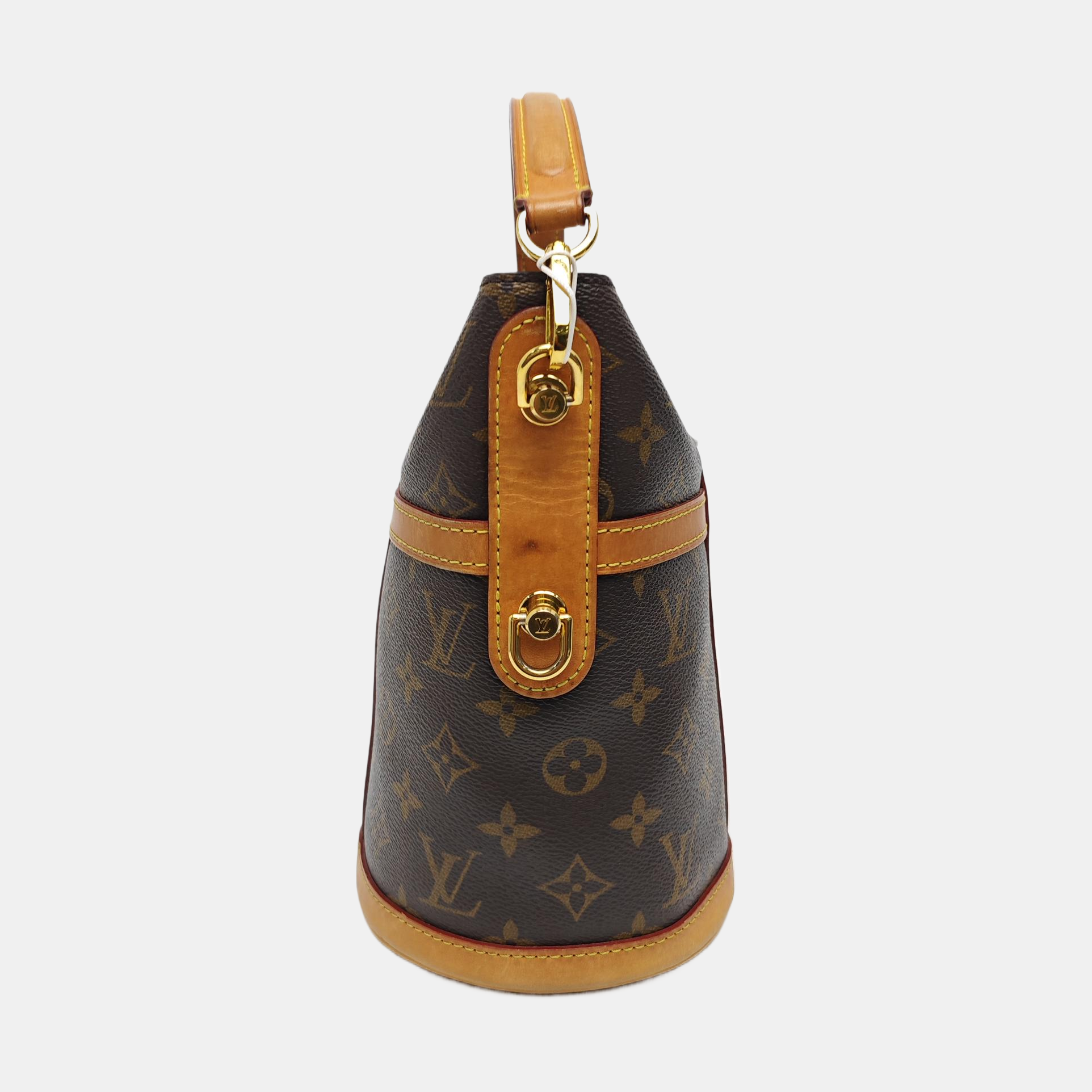 DUFFLE Monogram Coated Canvas Brown