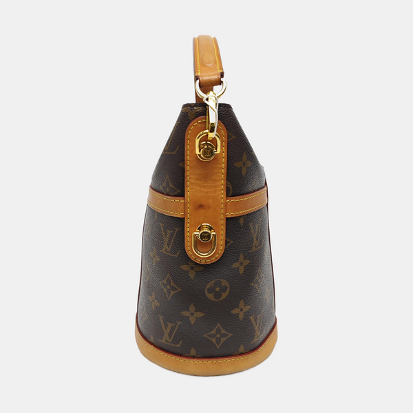 DUFFLE Monogram Coated Canvas Brown