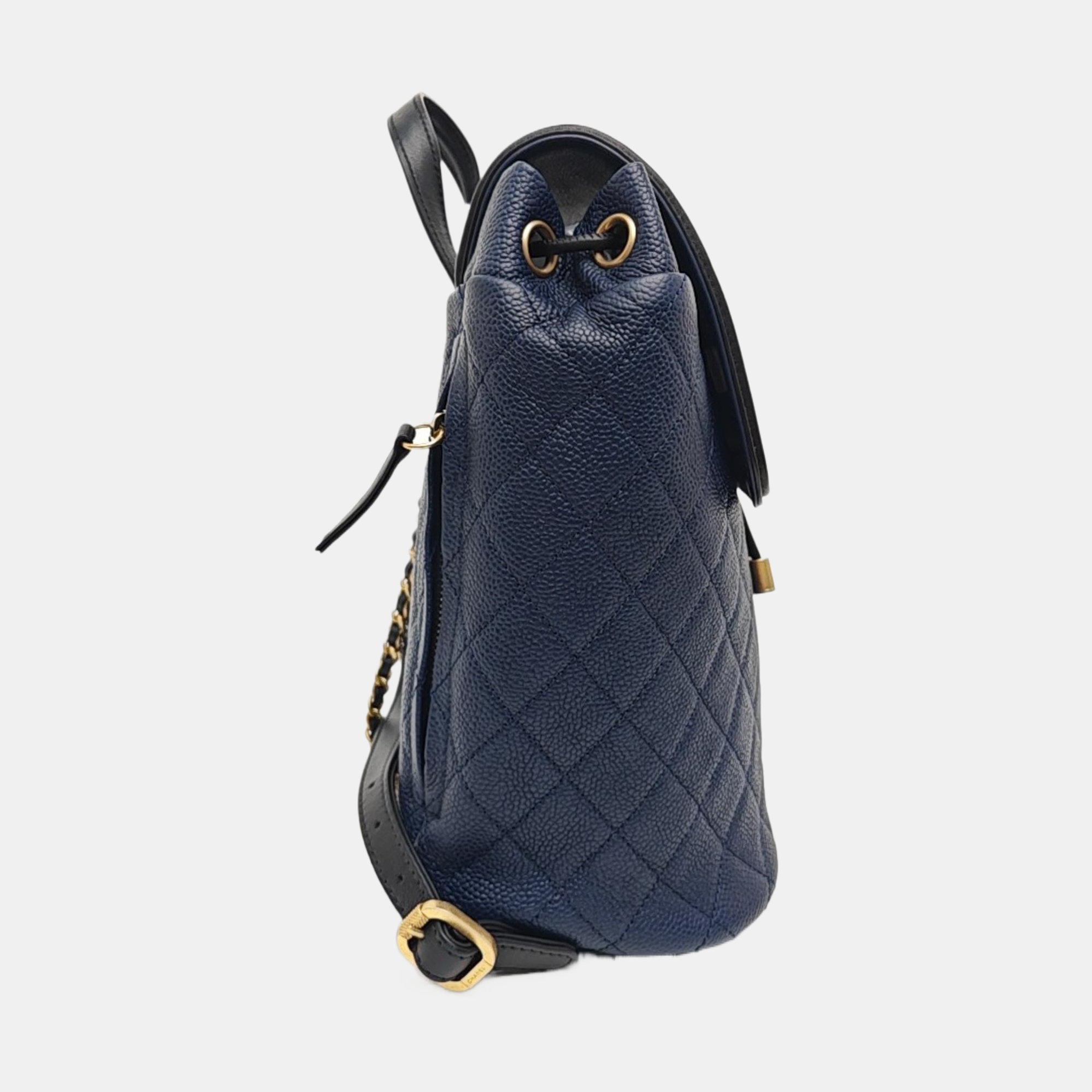 FILIGREE Medium Quilted Grained Calfskin Blue