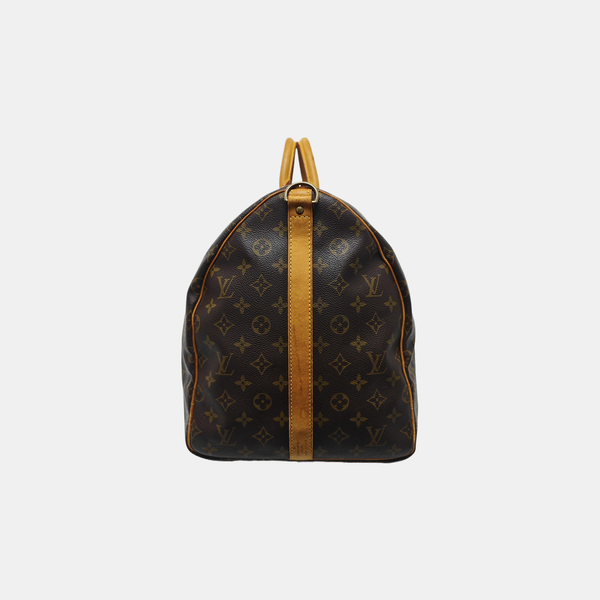 SAC SOUPLE 55 Monogram Coated Canvas Brown
