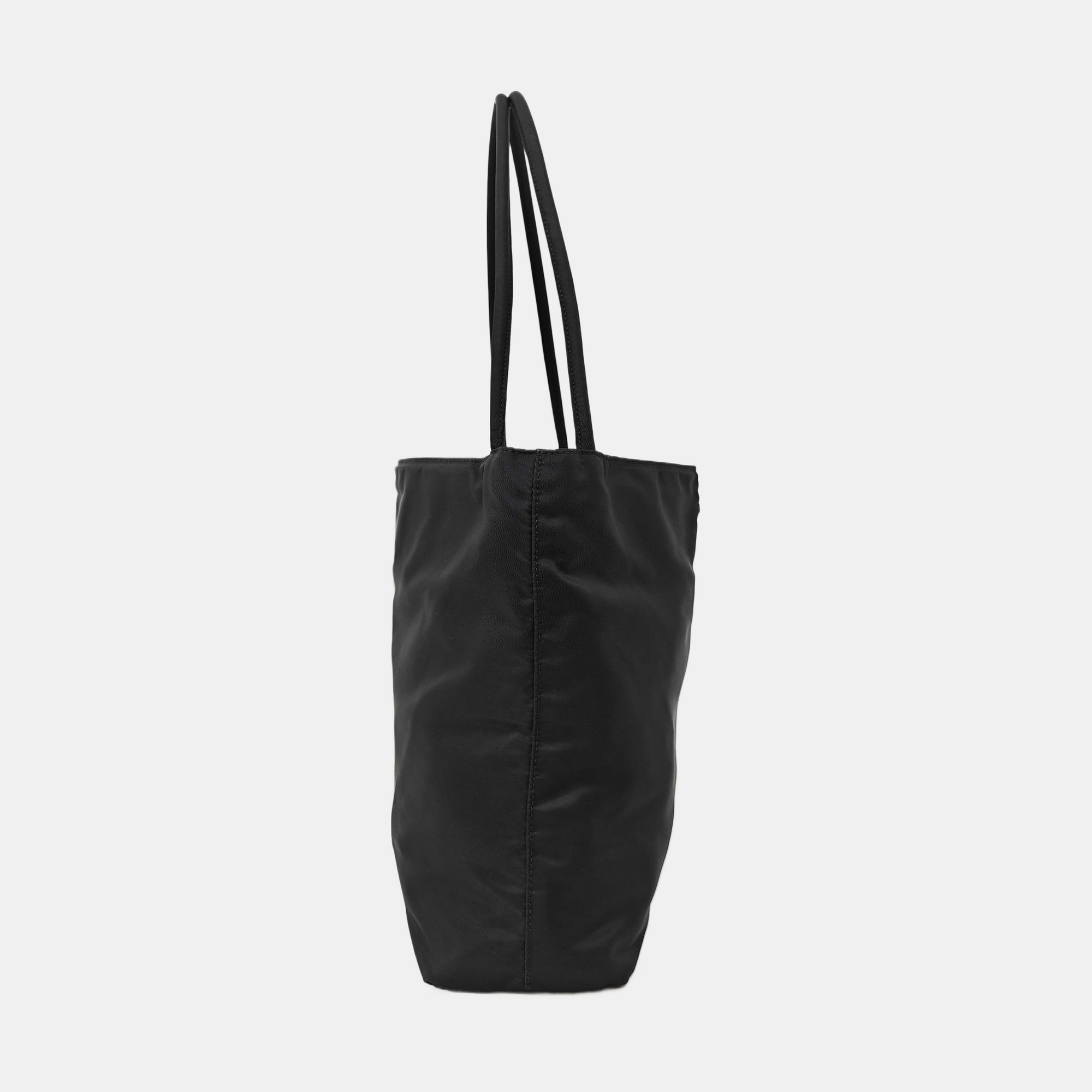 Nylon Tote Bag Black