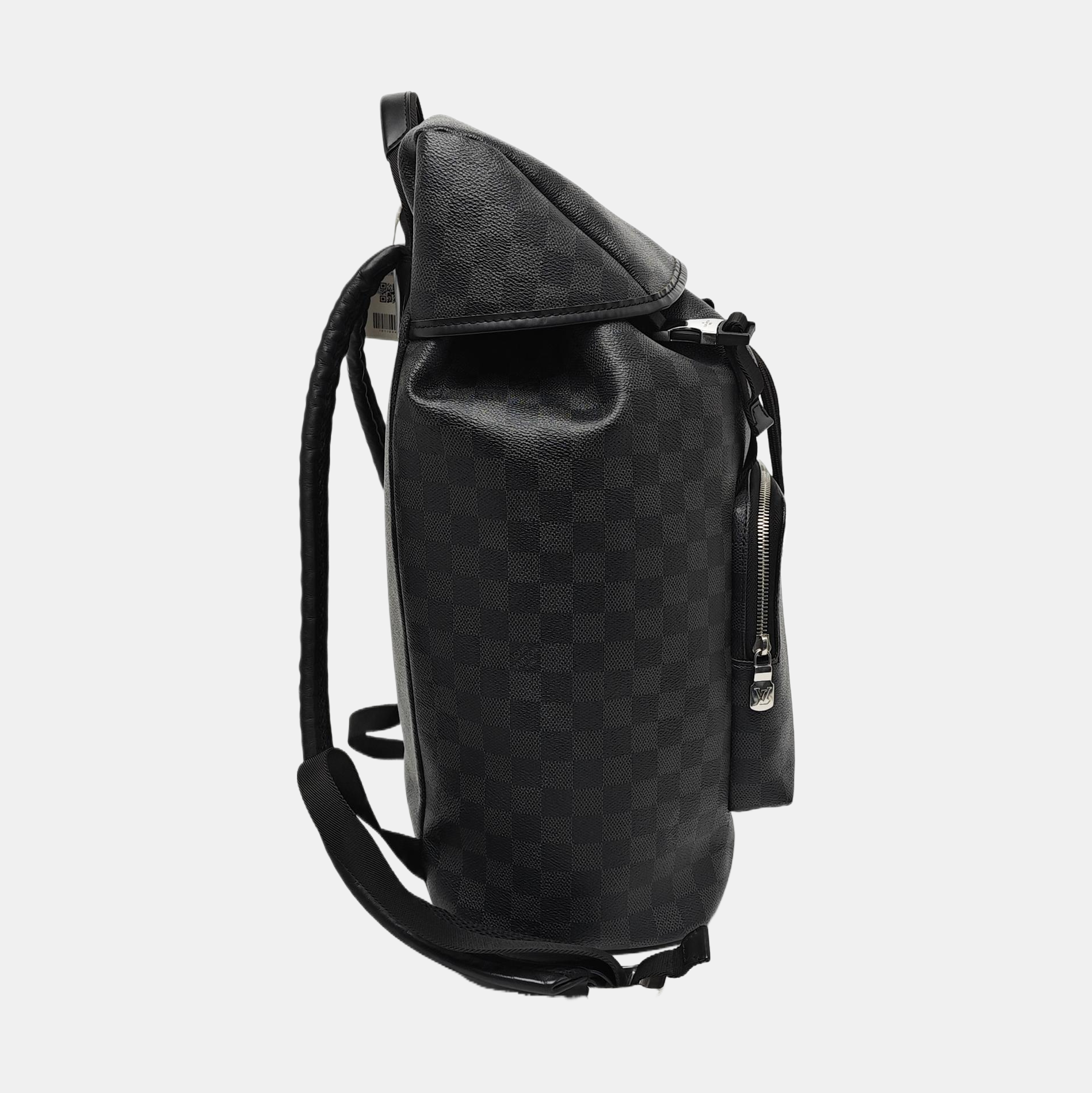 ZACK Damier Graphite Coated Canvas Gray