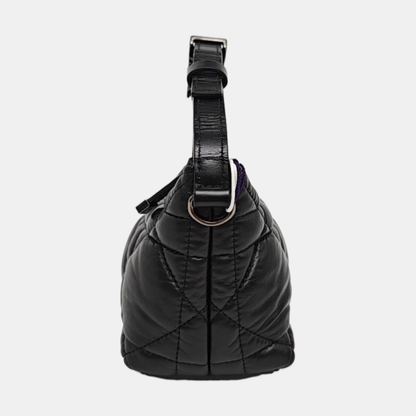 Diortravel Nomad Pequeño Cannage Piel de Becerro Negra