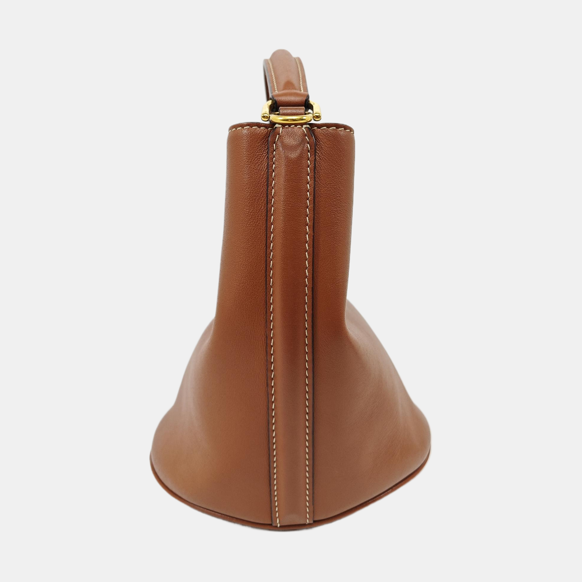 BUCKET 16 Calfskin Brown