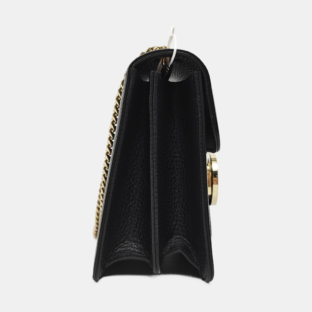 Interlocking G Small Calfskin Black