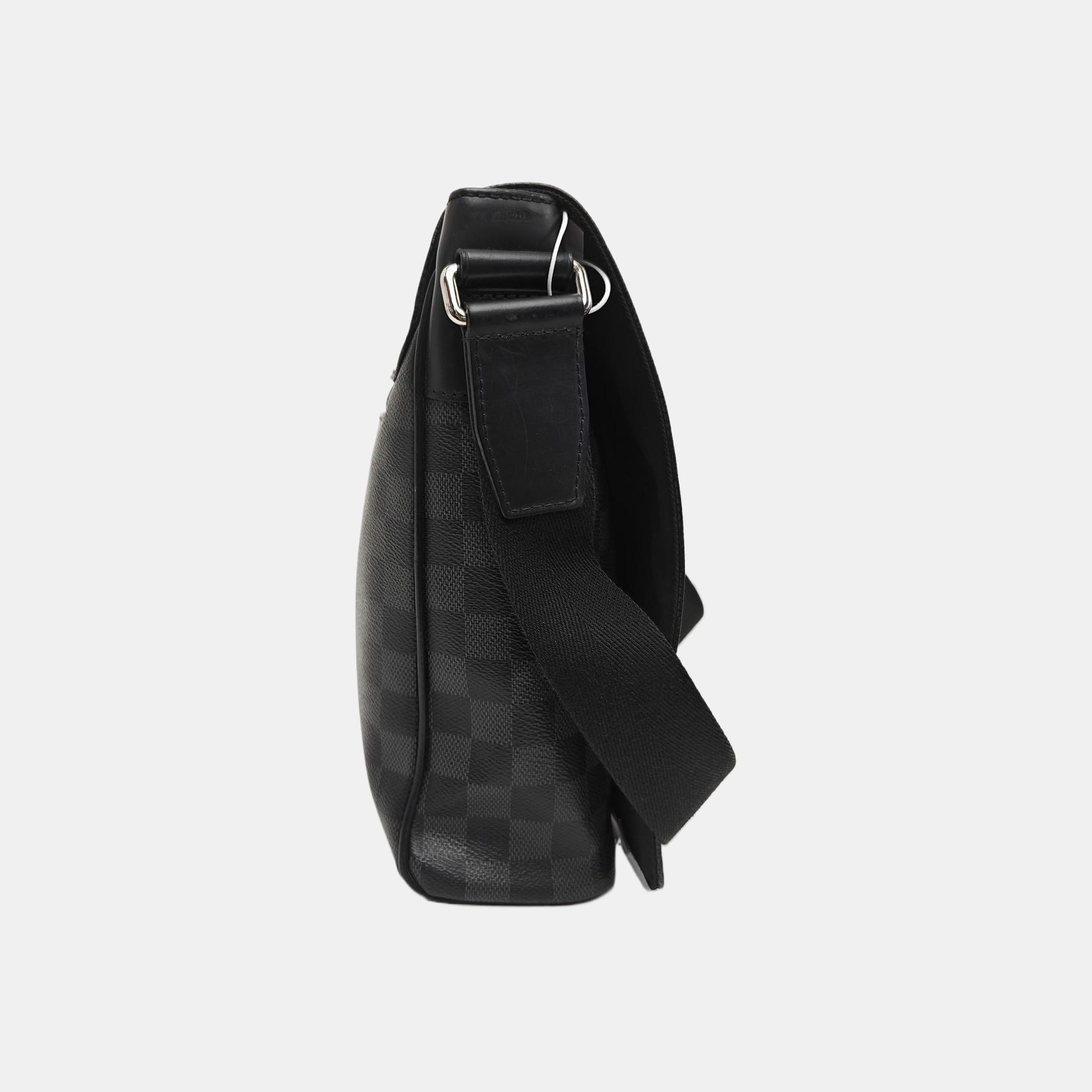 DISTRICT MM Damier Graphite Coated Canvas Gray