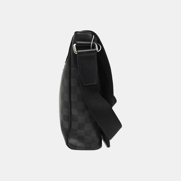 DISTRICT MM Damier Graphite Coated Canvas Gray
