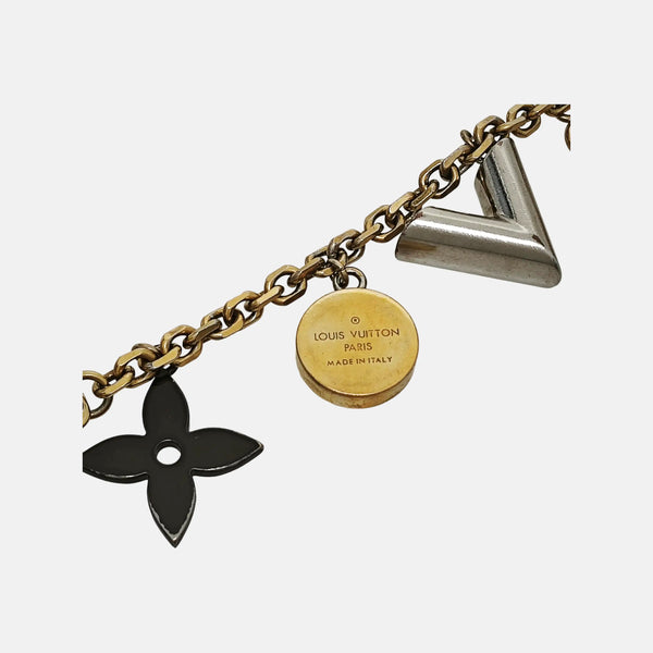 Metal Bag Charm Gold