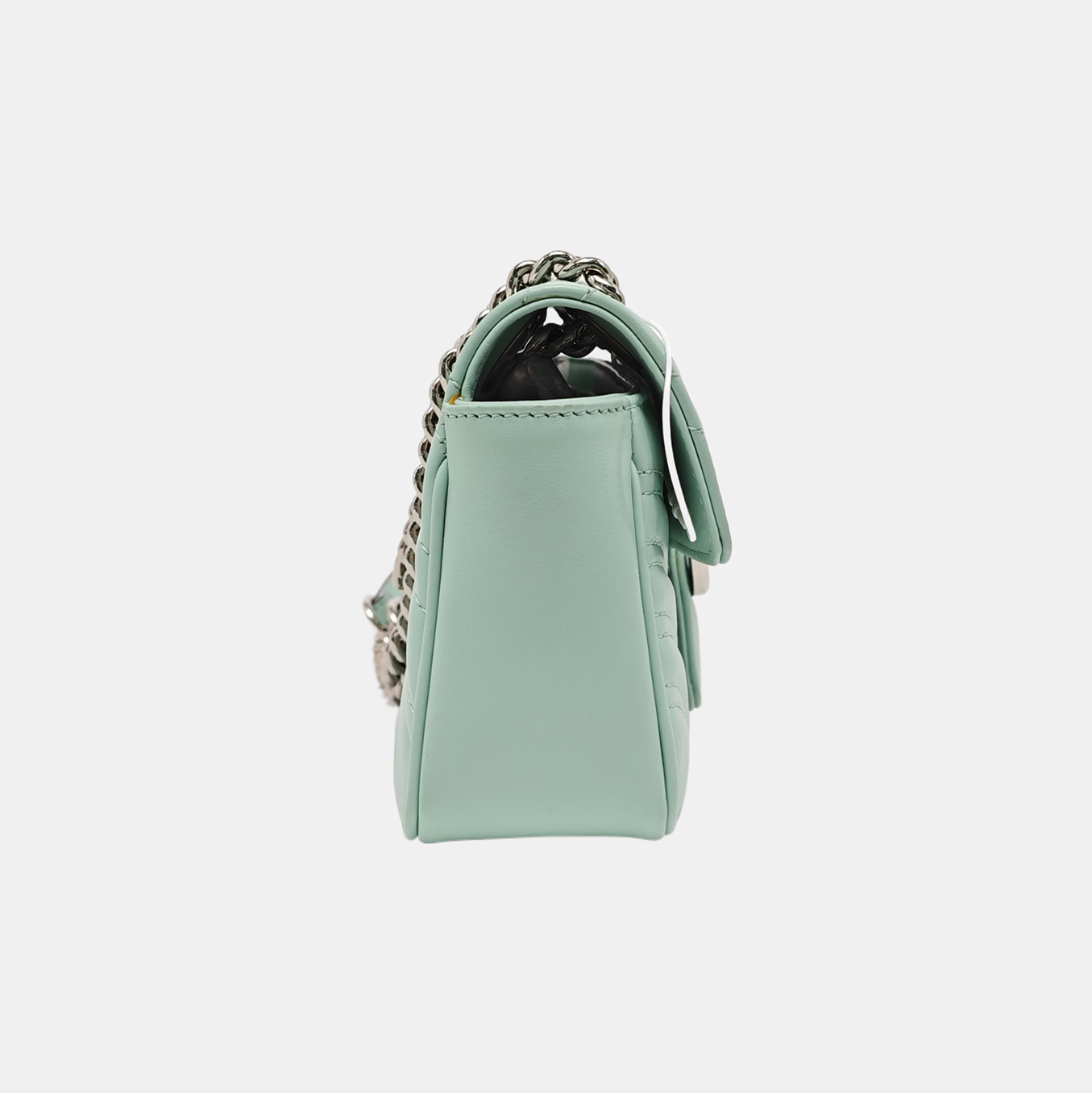 GG Marmont Small Quilted Calfskin Green