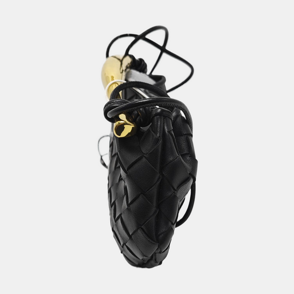 Intrecciato Lambskin Black