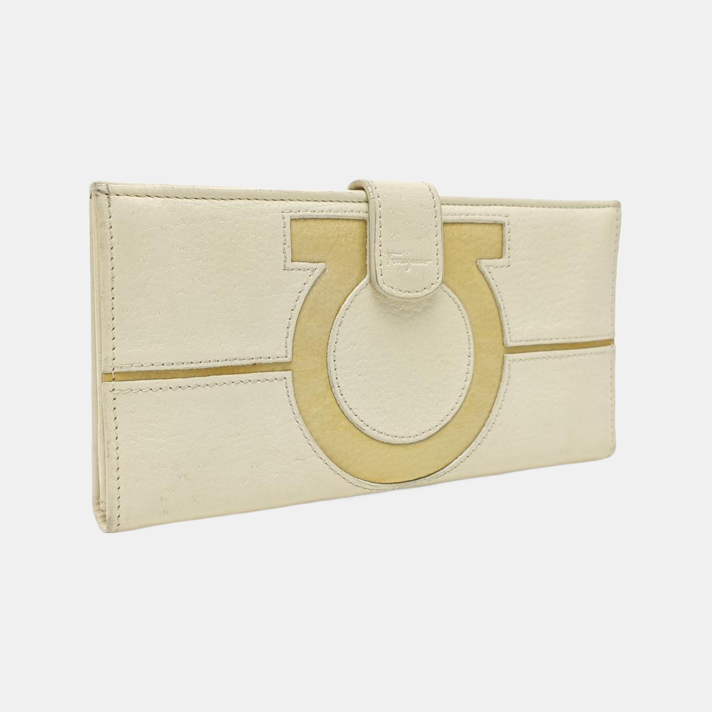 Calfskin Wallet White