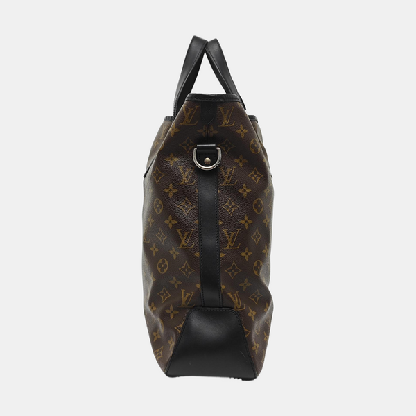 DAVIS Monogram Coated Canvas Brown
