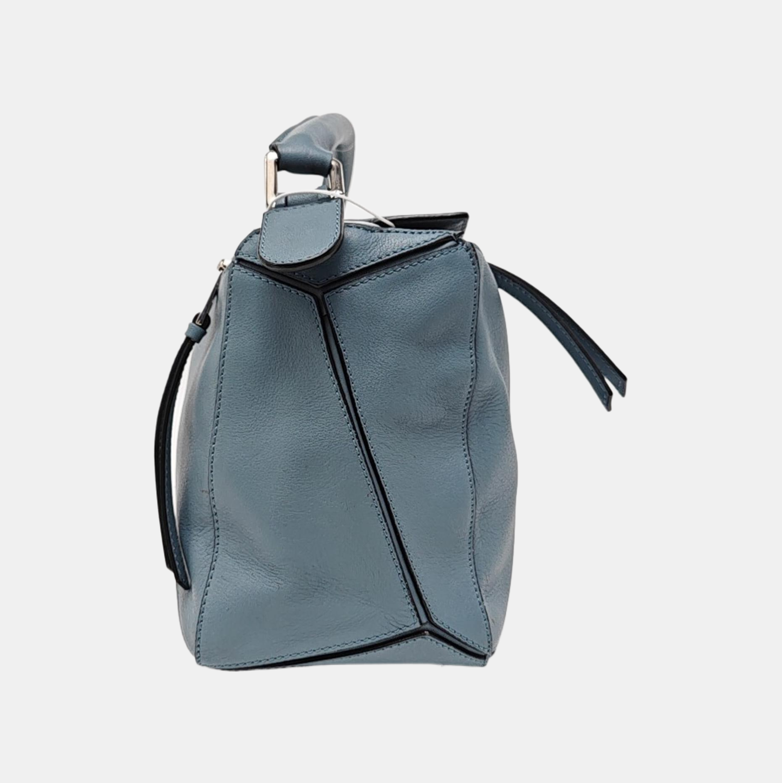 Puzzle Medium Calfskin Blue