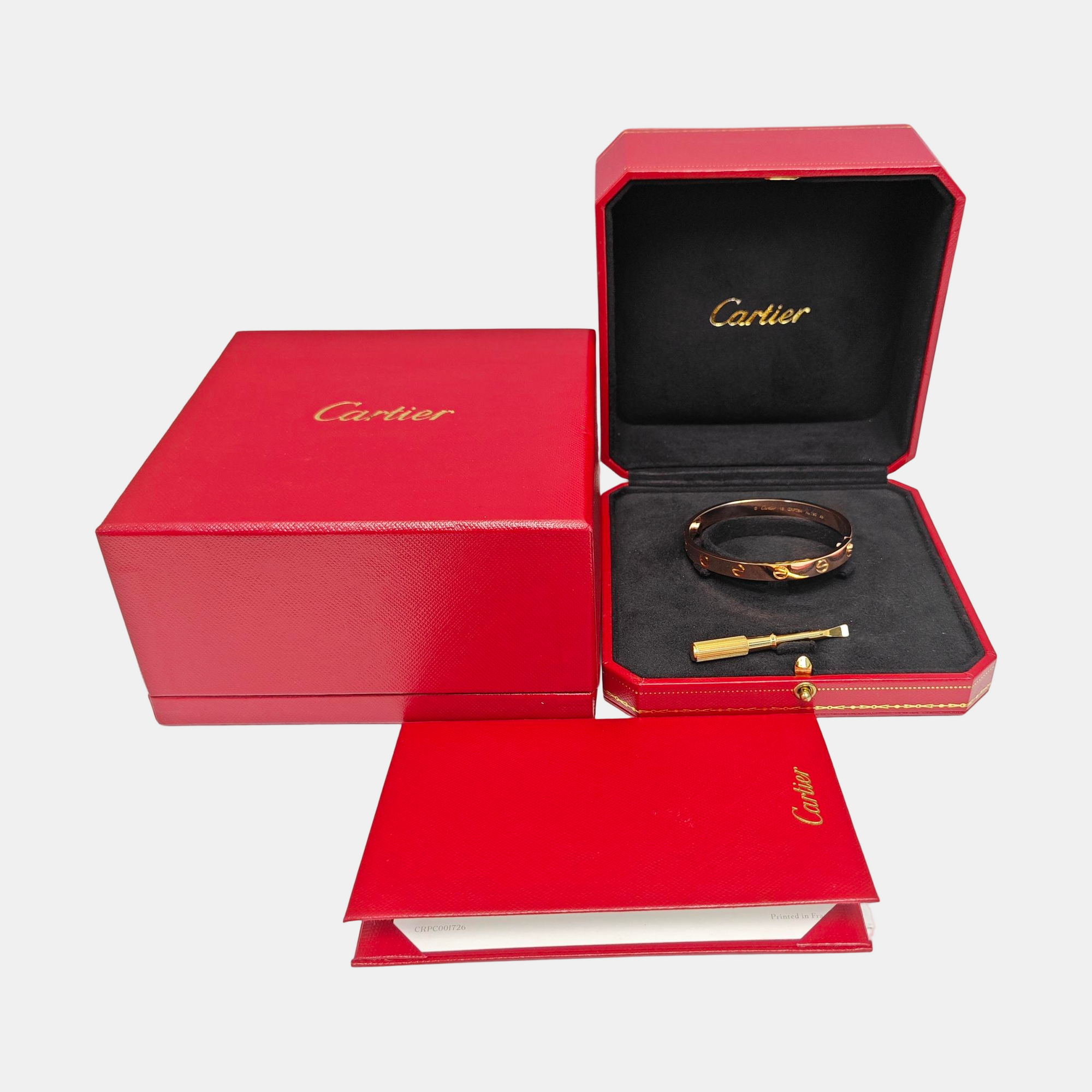 LOVE 18k Rose Gold Bangle