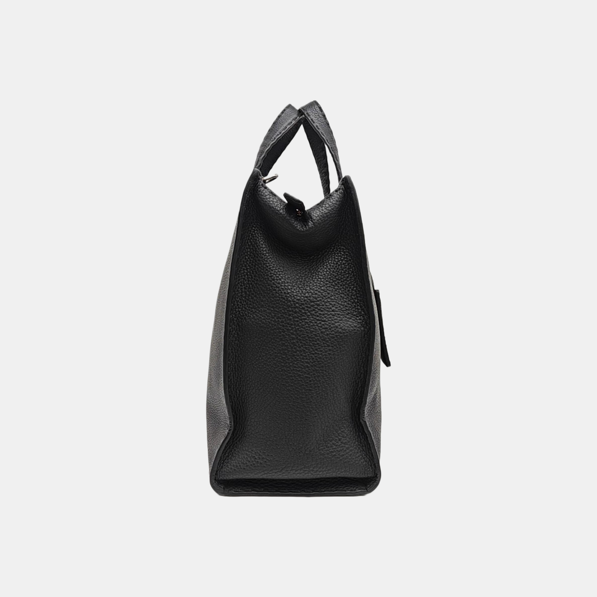 Calfskin Shoulder Bag Black