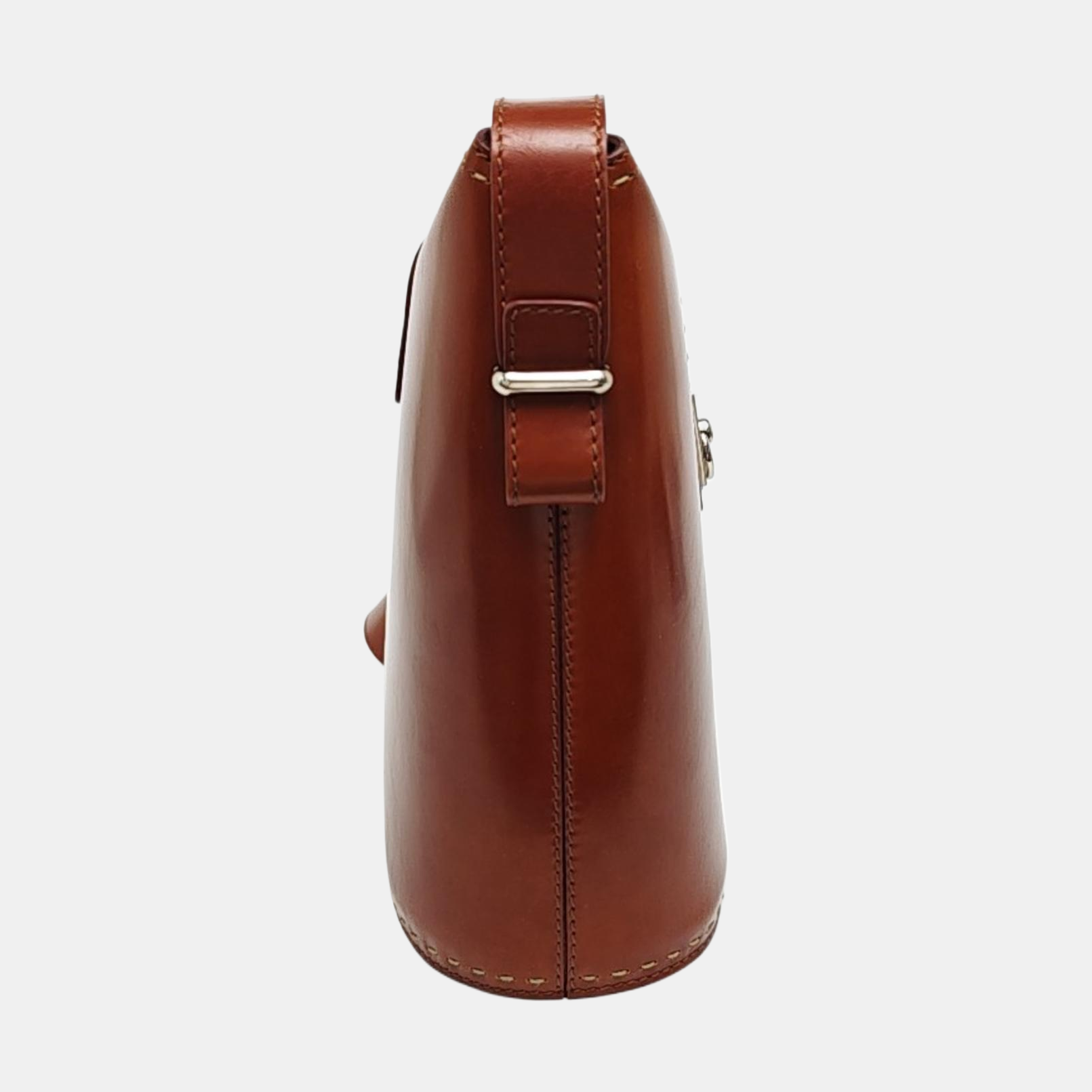 Calfskin Bucket Bag Brown