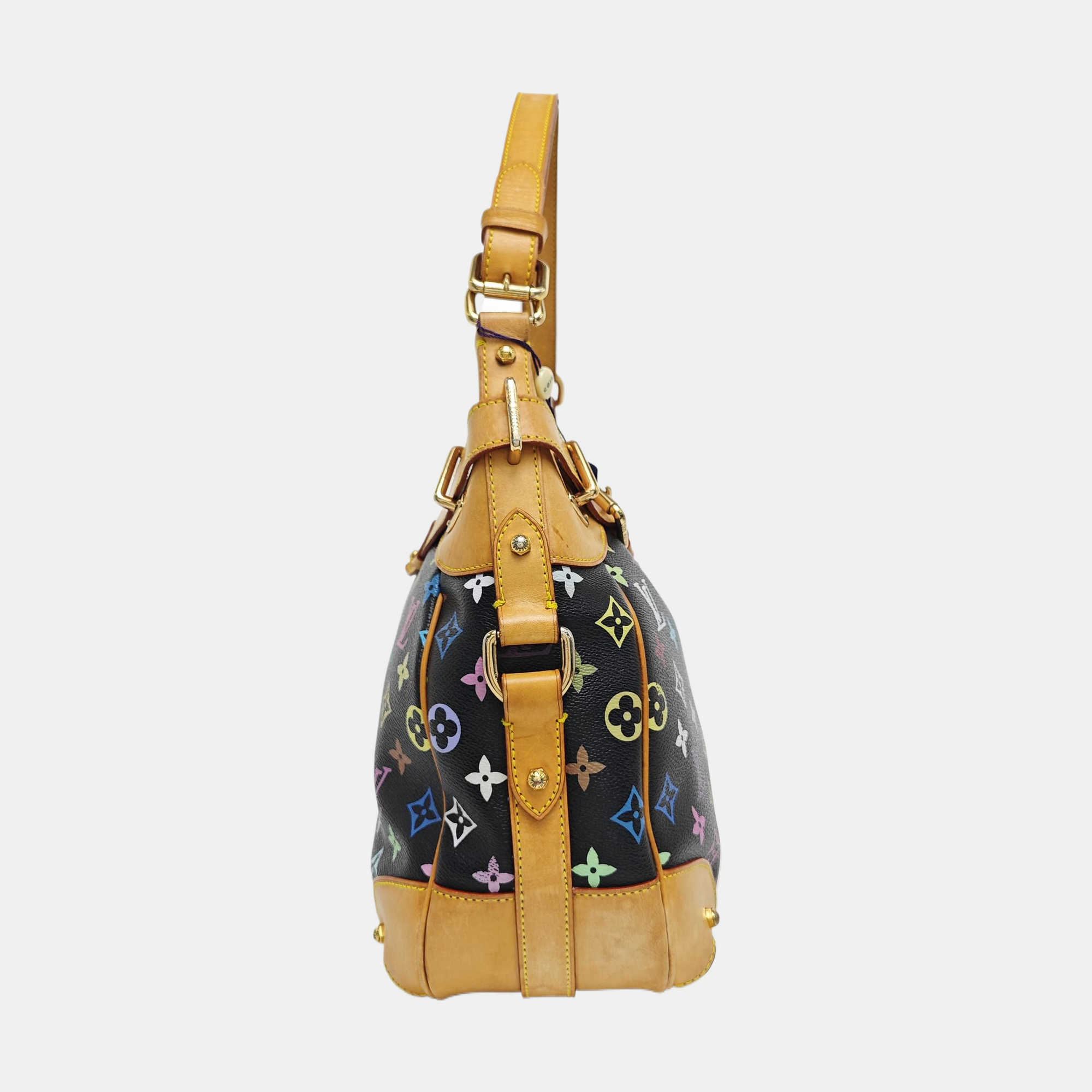 LV × TM GRETA Monogram Coated Canvas Black