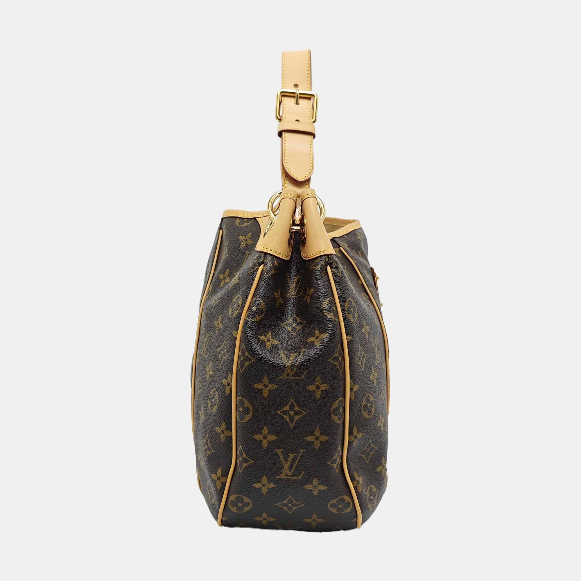 GALLIERA Monogram Coated Canvas Brown
