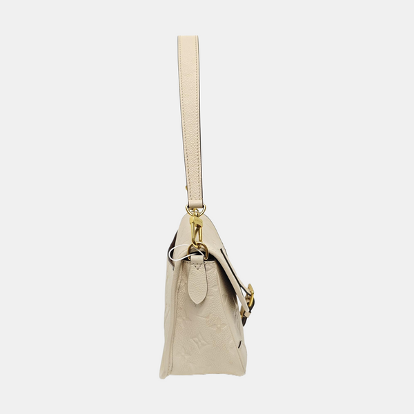 DIANE Monogram Calfskin Beige