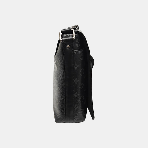 DISTRICT MM Monogram Coated Canvas Black