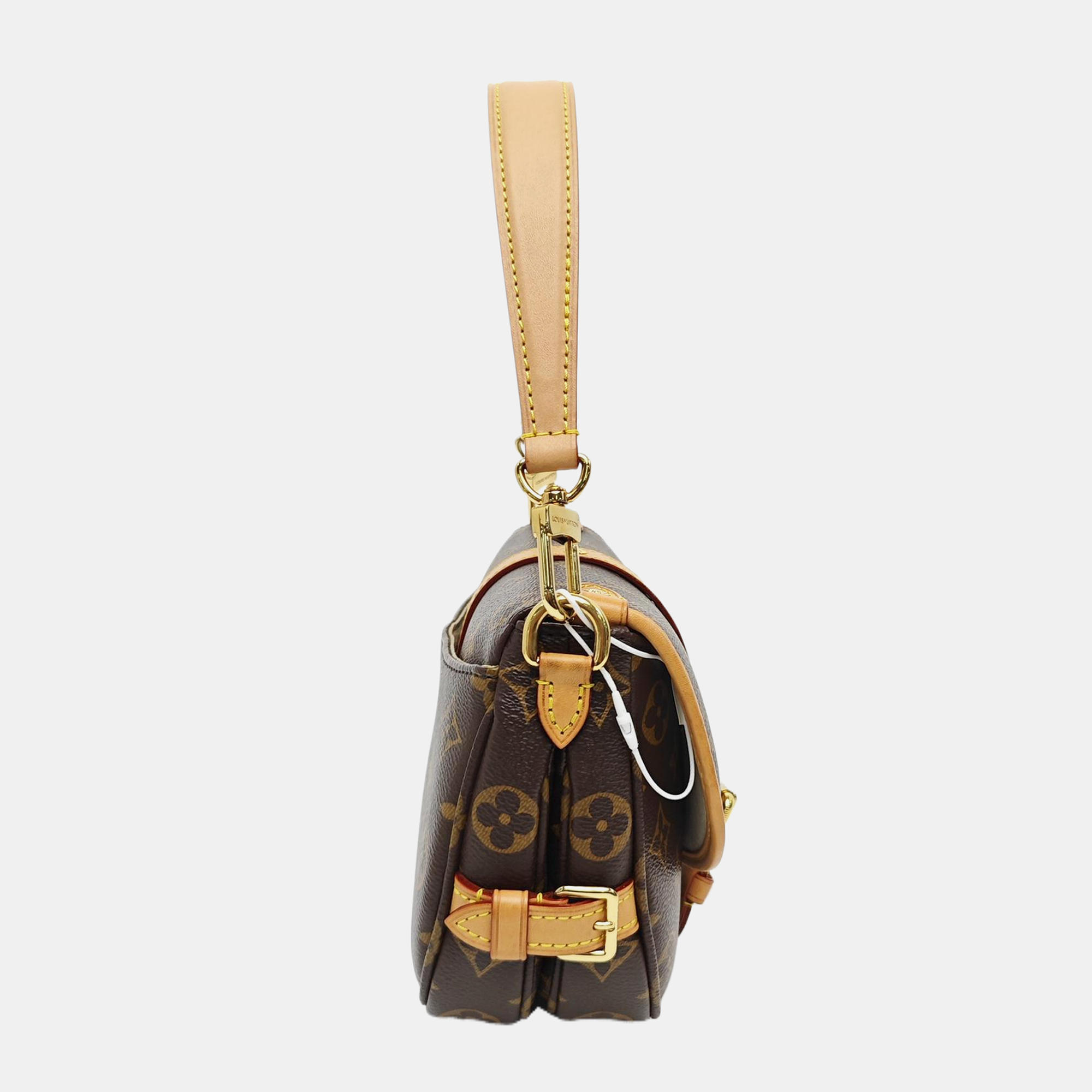SAUMUR BB Monogram Coated Canvas Brown