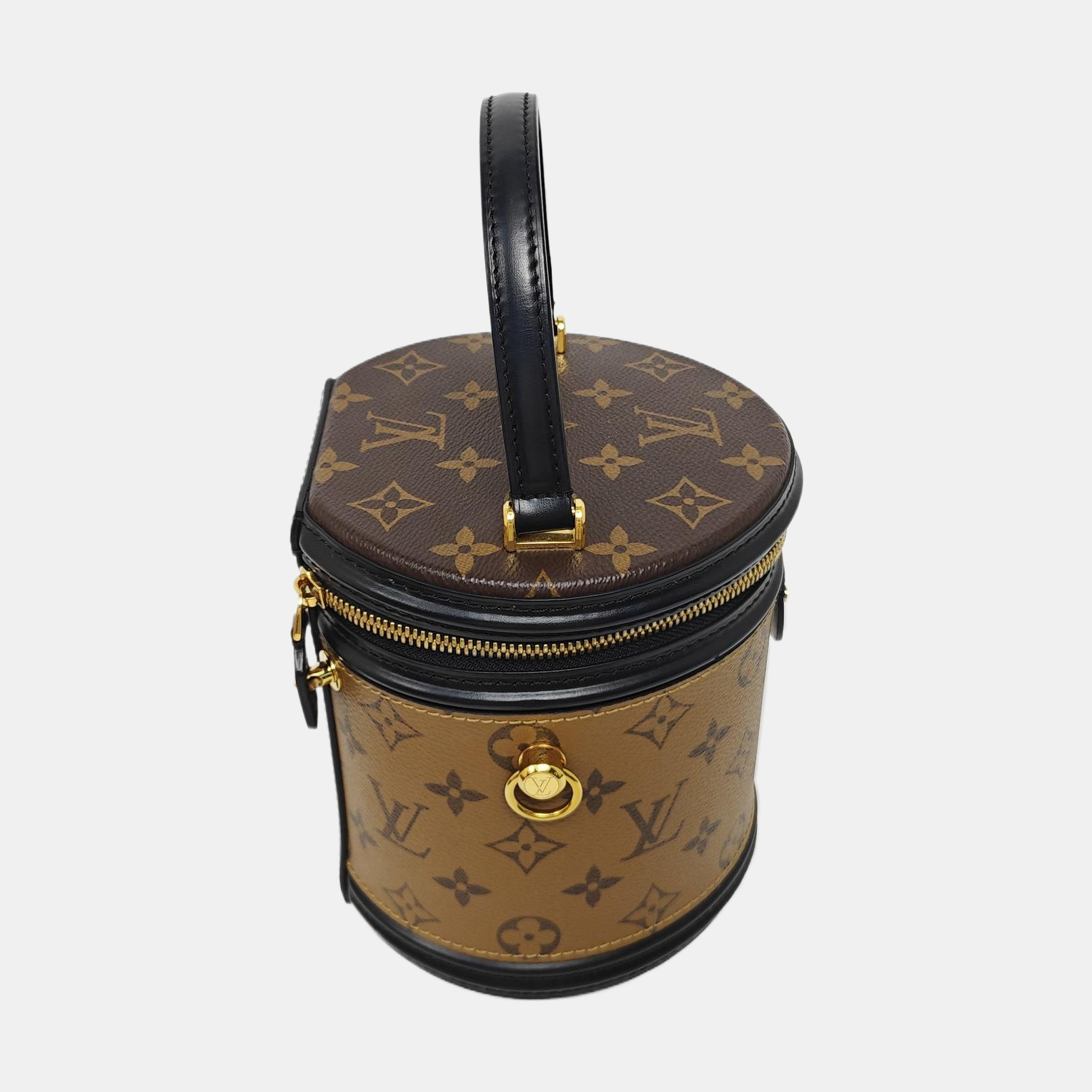 CANNES PM Monogram Coated Canvas Brown
